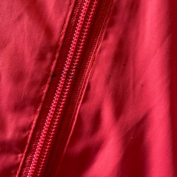 Vintage Diadora Running Track Jacket Women’s Pink Black Reflective Hood Zipper - Picture 5 of 7